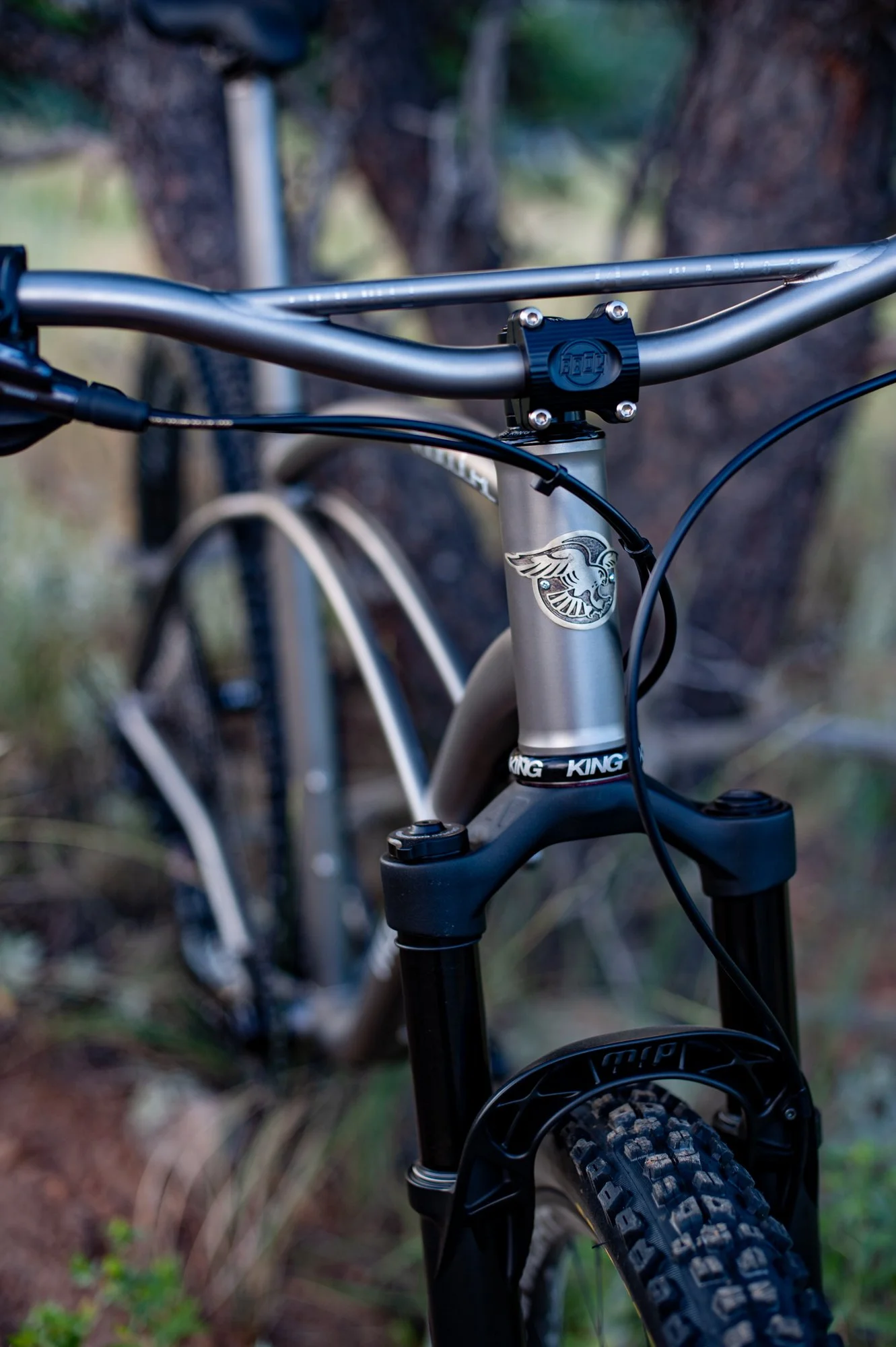 MERLIN MTBチタン製超軽量26'フレーム XLM 中古 重さ約1200g S～XS